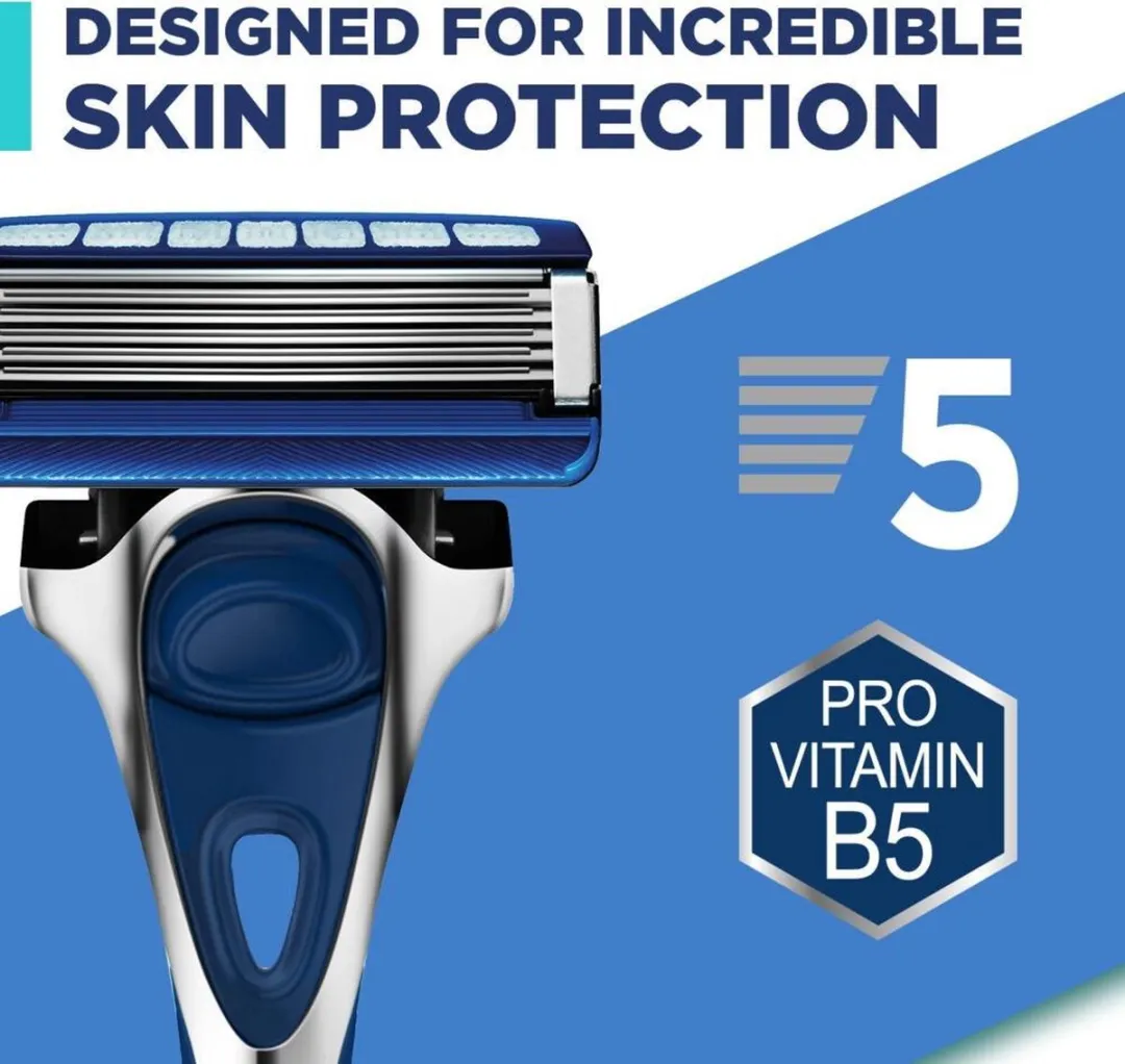 Wilkinson Men Hydro 5 Skin Protection Scheermesjes - 80 Stuks (10x8) - Blauw