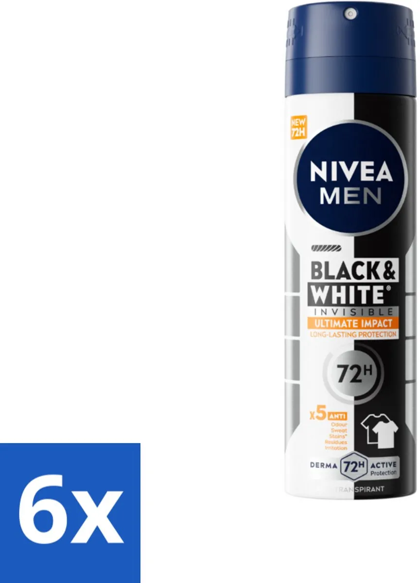 NIVEA MEN Black & White Ultimate Impact Deo Spray