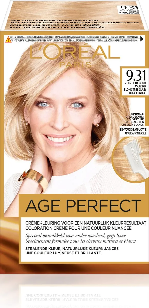L'Oréal Paris Excellence Age Perfect 9.31 Haarverf - Zeer Licht Goud Asblond