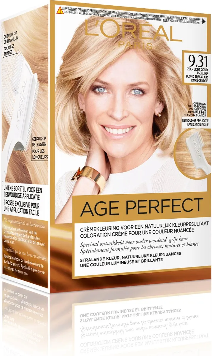 L'Oréal Paris Excellence Age Perfect 9.31 Haarverf - Zeer Licht Goud Asblond