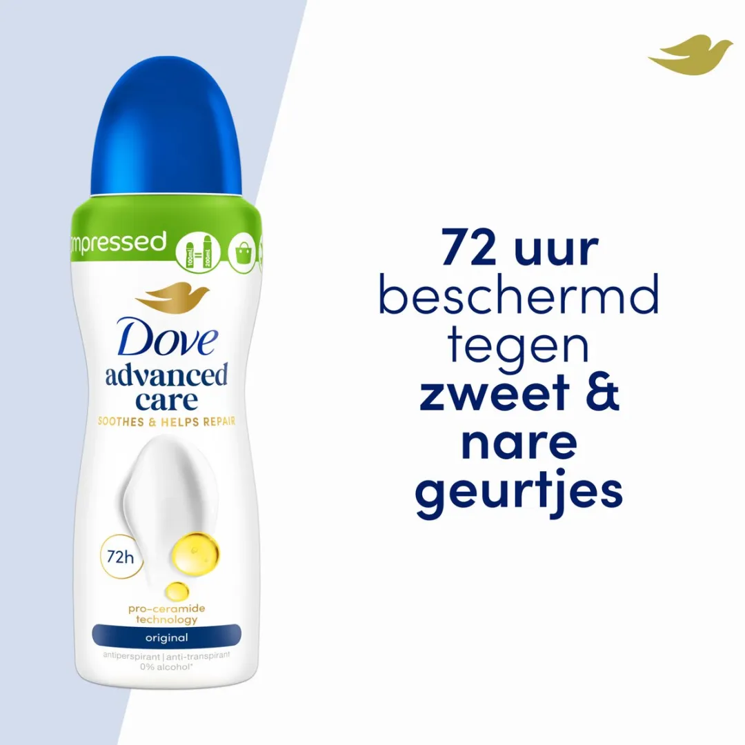 Dove Advanced Care Anti-Transpirant Spray Original - 6x100ml - afbeelding 3 van 6