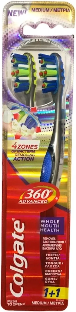 Colgate Tandenborstel 360° Advanced Medium