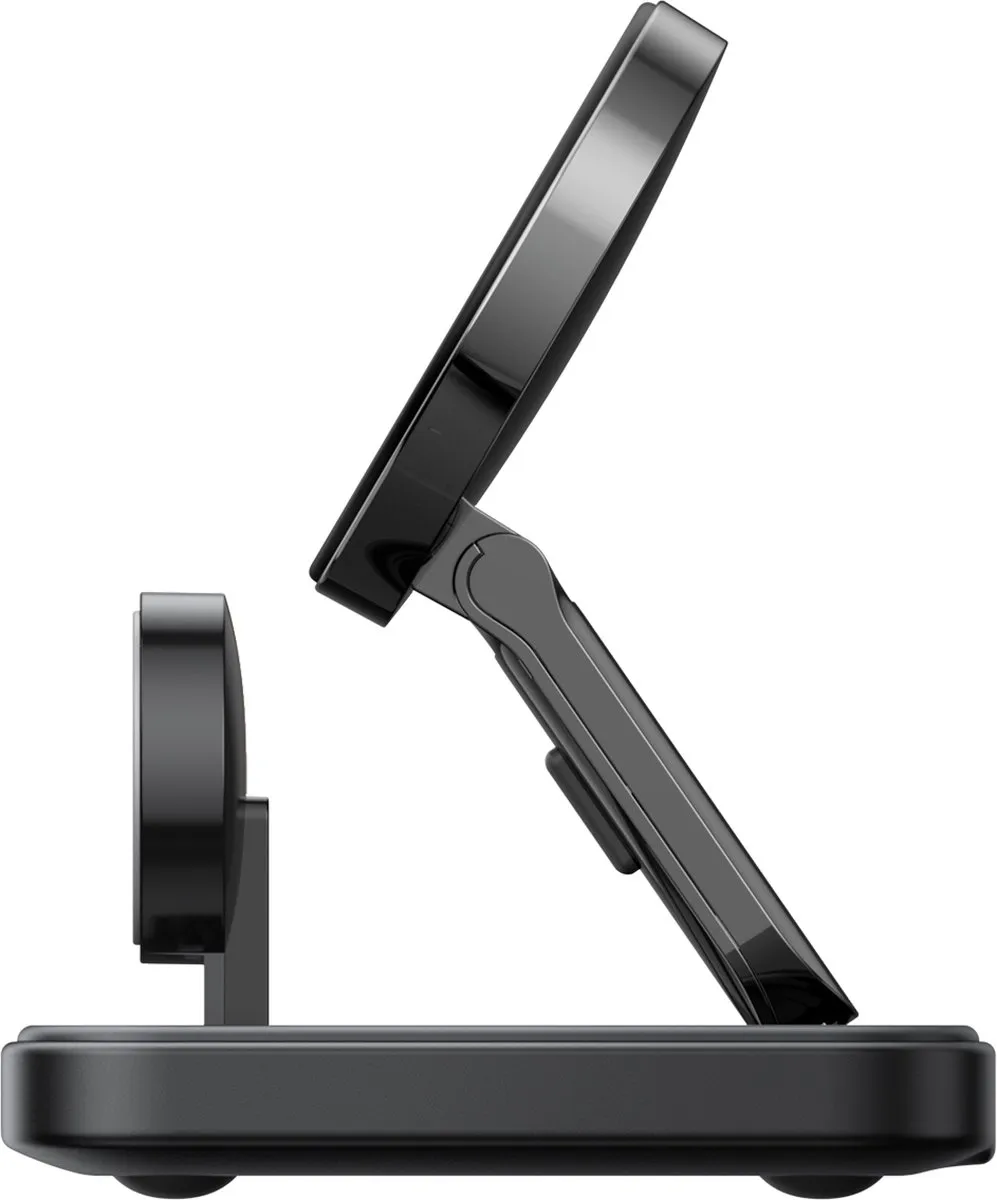Anker MagGo B25M1311 Draadloos Oplaadstation 15W - 3 Poorten - Zwart