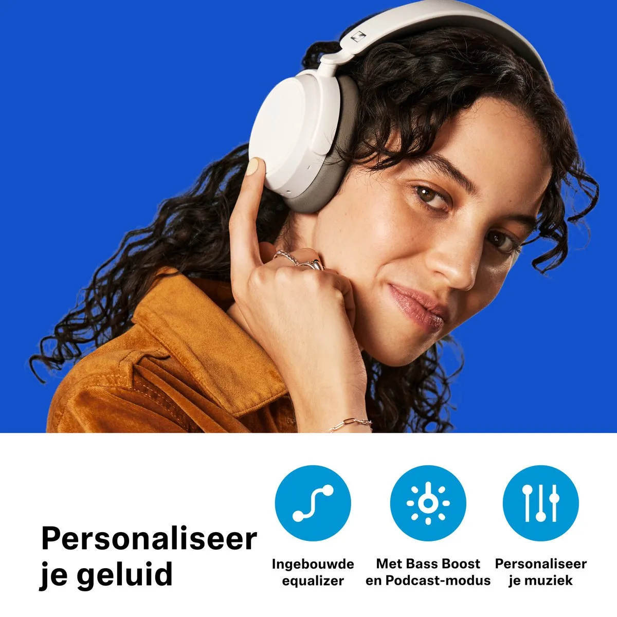 Sennheiser Accentum Plus 700177 Draadloze Koptelefoon - Noise Cancelling - 50u - Zwart
