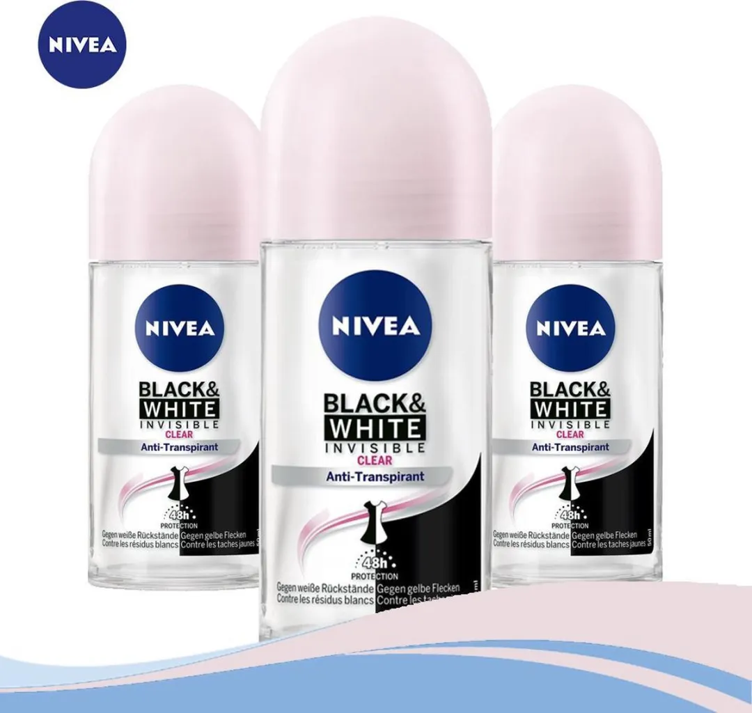 NIVEA Invisible For Black & White Deo Roller
