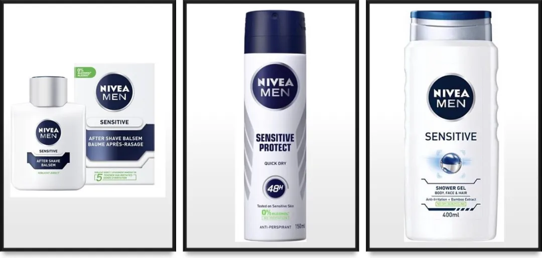 NIVEA Men Sensitive Set - 650ml (3-delig)