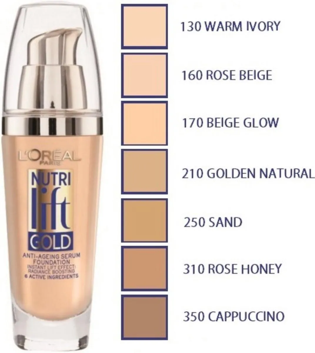 L'Oréal Paris Nutri Lift Gold Anti-Age Serum - 25ml - Beige Glow