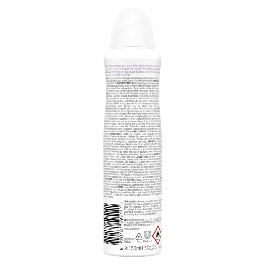 Dove Deodorant Spray Lavanda & Camomila 150ml