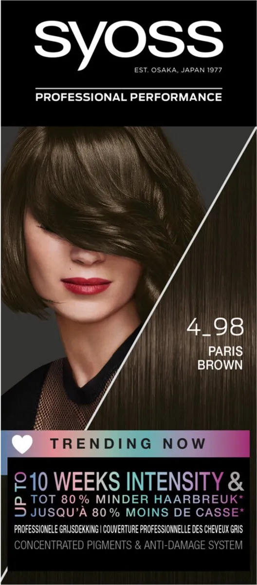 SYOSS Classic Haarverf Paris Brown - 3x 345ml