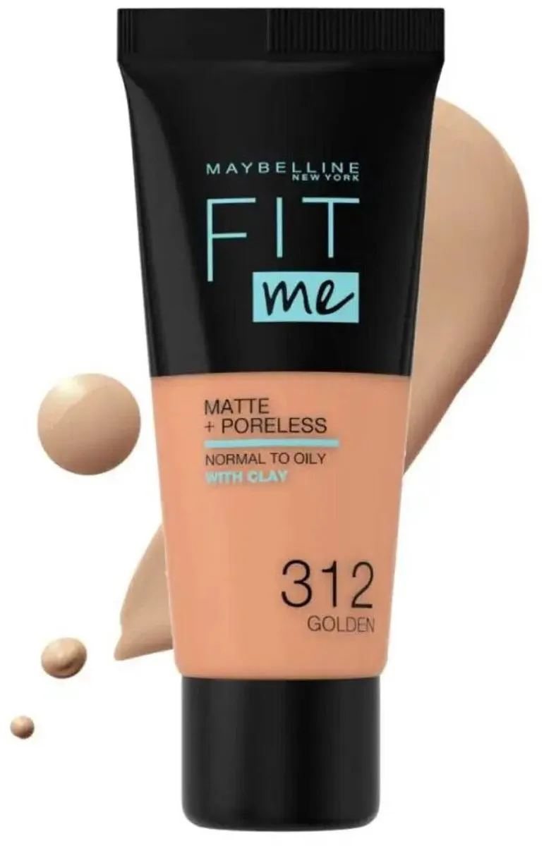 Maybelline Fit Me Matte & Poreless Foundation 312 Go - 30ml