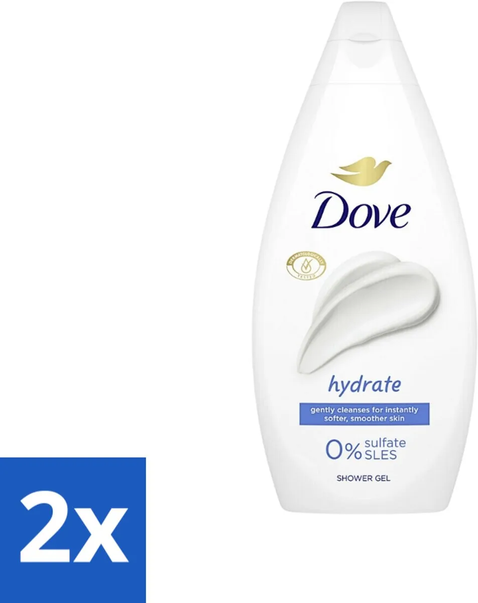 Dove Hydrate Douchegel Sulfaatvrij 500ml