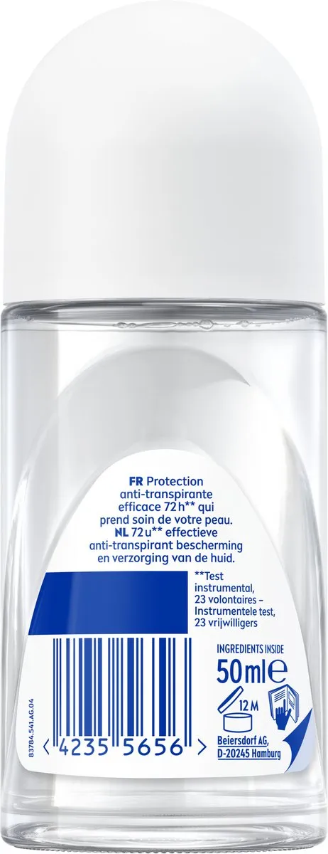 NIVEA Black & White Silky Smooth Anti-Transpirant Roller 300ml - 6x50ml
