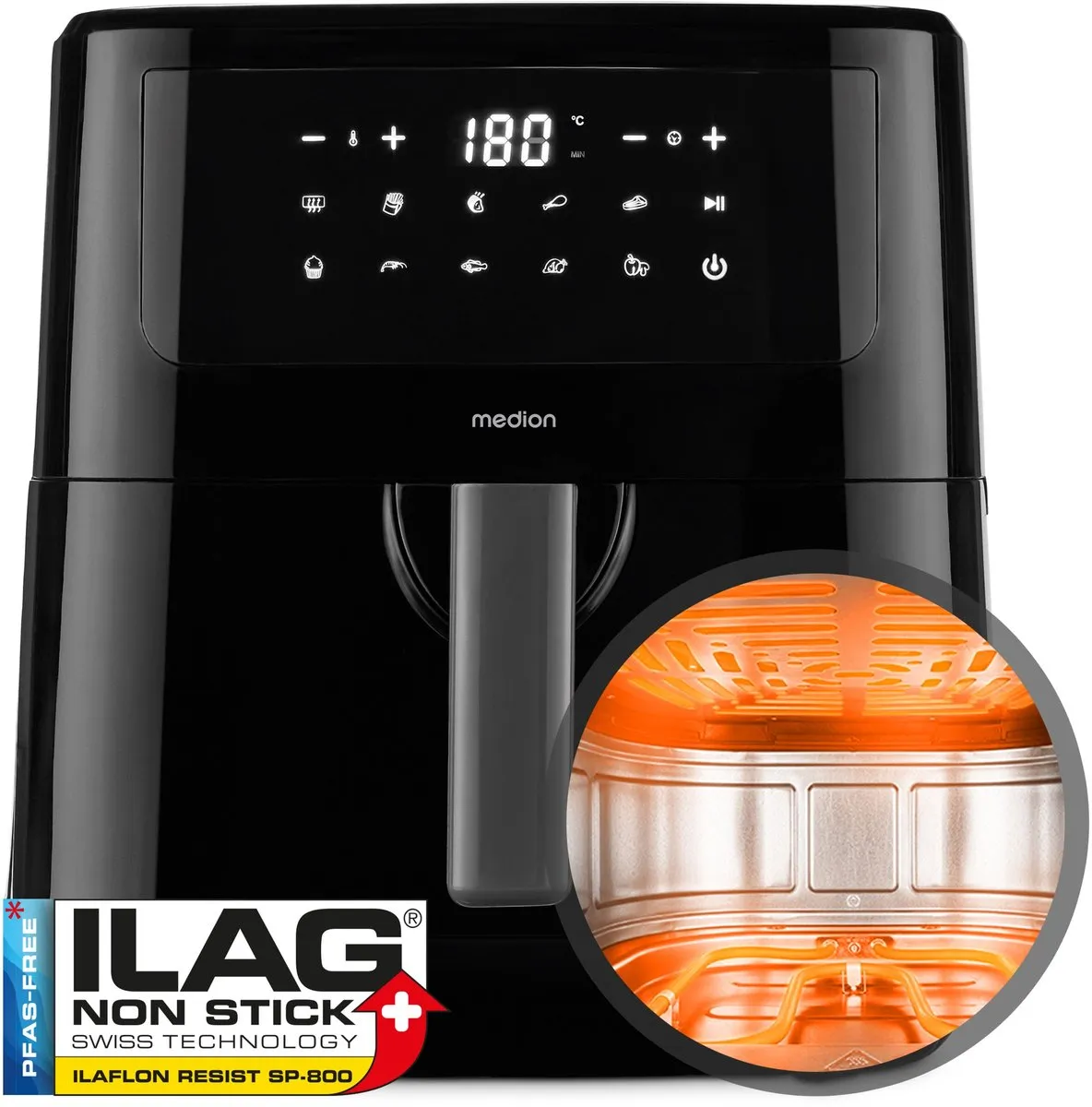 Medion P10 XL Airfryer 2150W