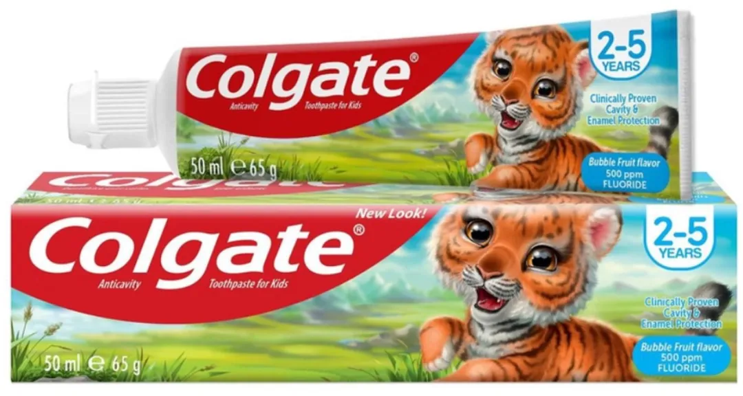 Colgate Bubble Fruit Kindertandpasta 50ml - 3 Stuks