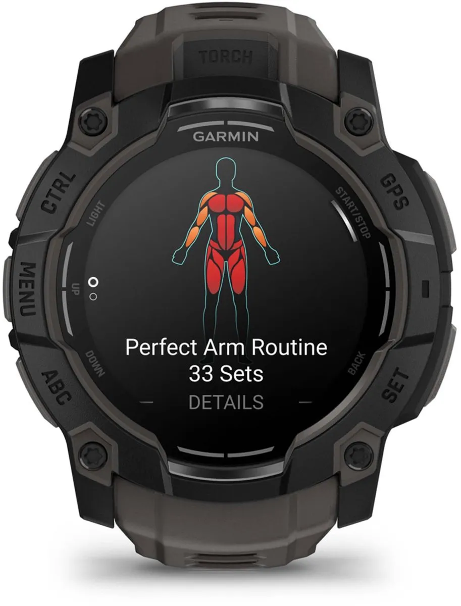 Garmin Instinct 3 Smartwatch - AMOLED 50mm - Zwart - afbeelding 6 van 6