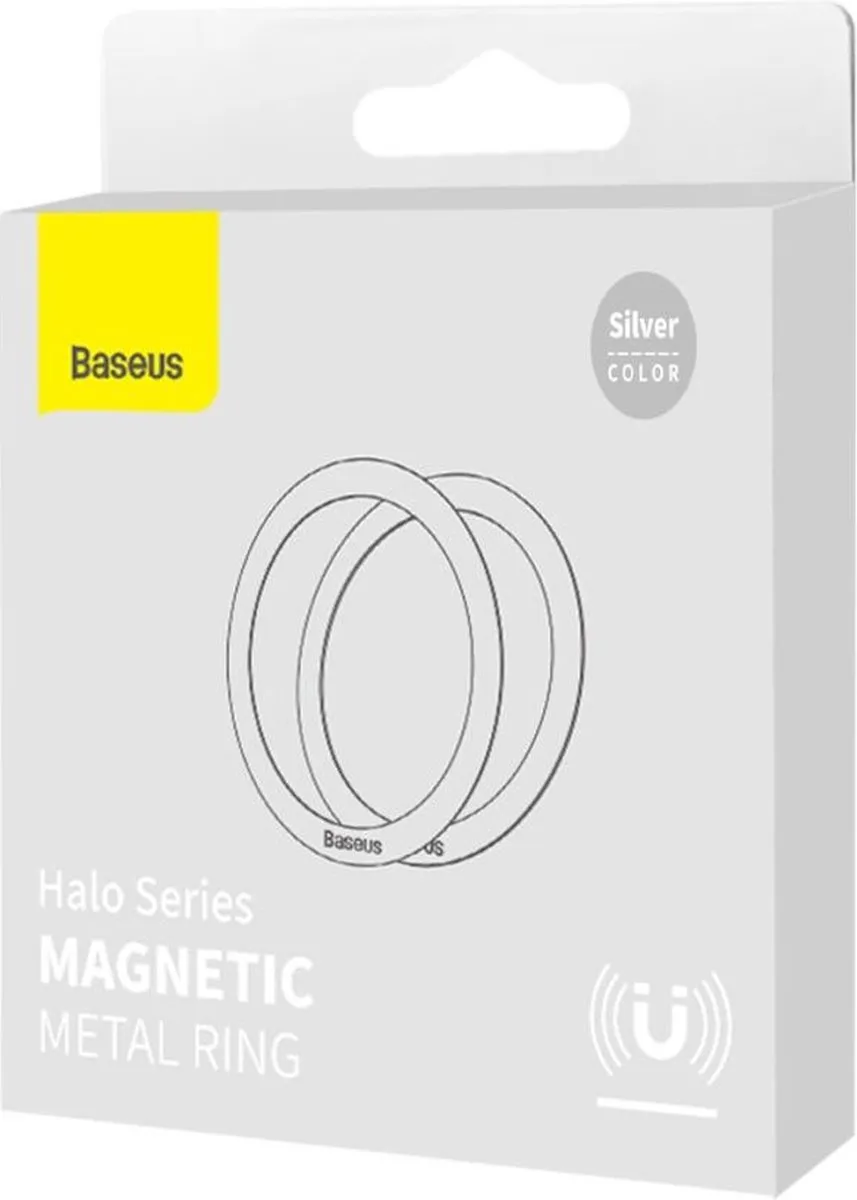 Baseus Halo Metalen Ring - 2 Stuks - afbeelding 6 van 6