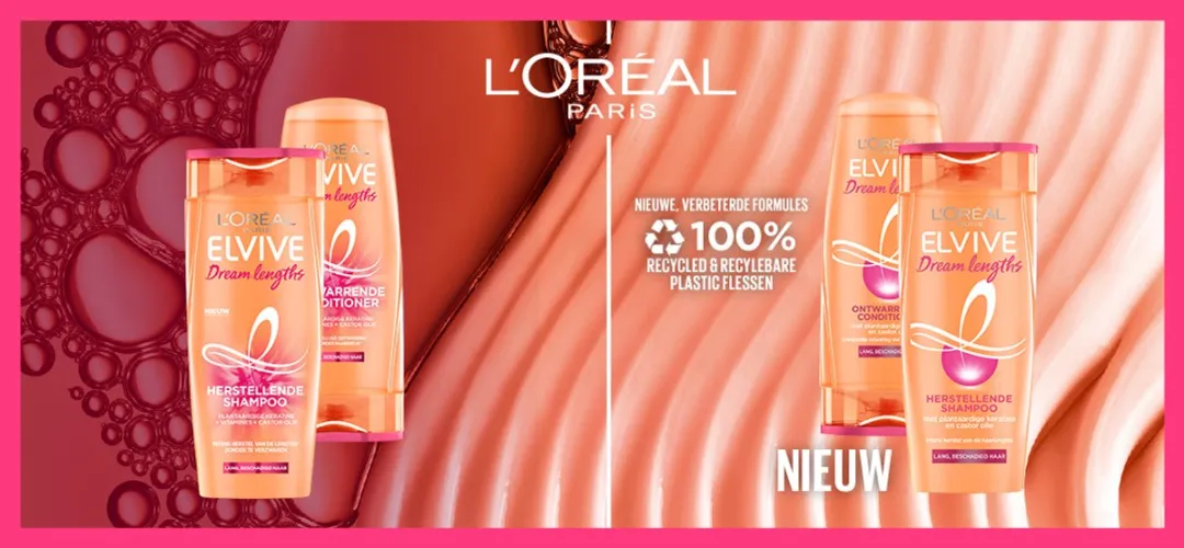 L'Oréal Paris Elvive Dream Lengths Shampoo 250ml - 6 Stuks