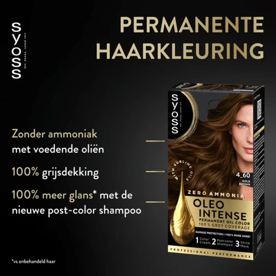 SYOSS Oleo Intense Haarverf 5-92 Stralend Rood - 2x115ml