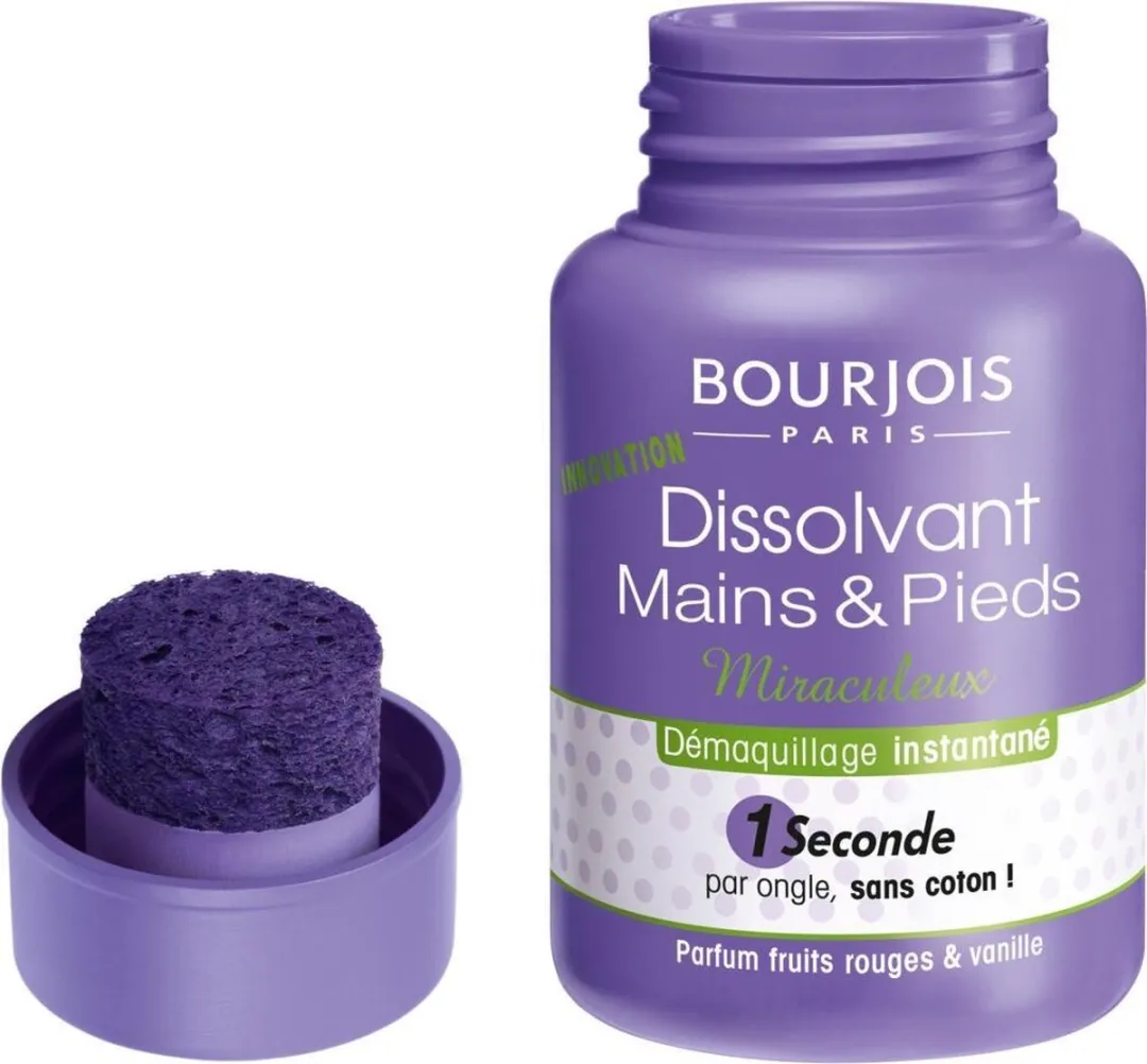 Bourjois Dissolvant 1 Seconde Mains et Pieds Nagellakremover 75ml