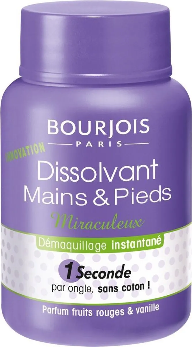 Bourjois Dissolvant 1 Seconde Mains et Pieds Nagellakremover 75ml