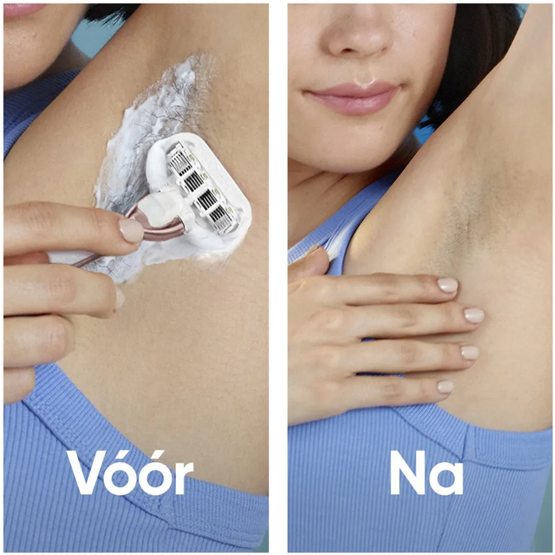 Gillette Venus Pro Smooth Sensitive Giftpack - 4 Scheermesjes - Rosegold - afbeelding 6 van 6