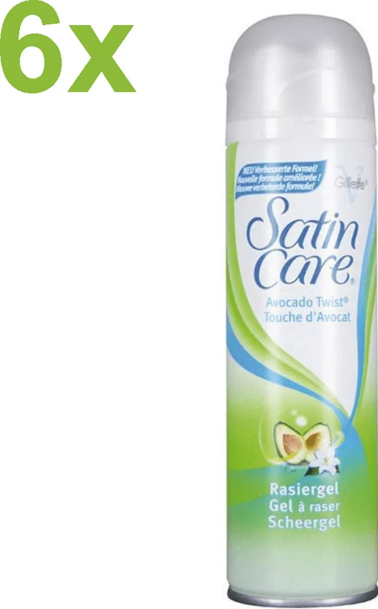 Gillette Satin Care Avocado Twist Scheergel 1200ml