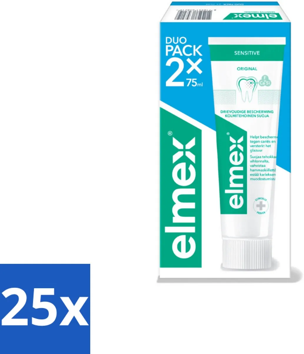Elmex Sensitive Tandpasta Duopack 2x75ml