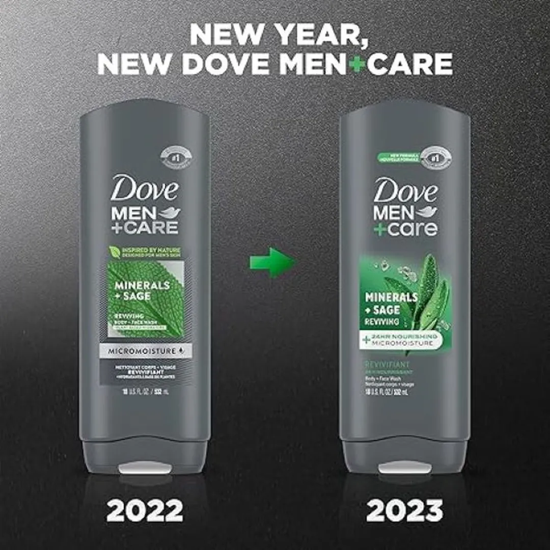 Dove Douchegel Minerals + Sage 400ml - 4 Stuks