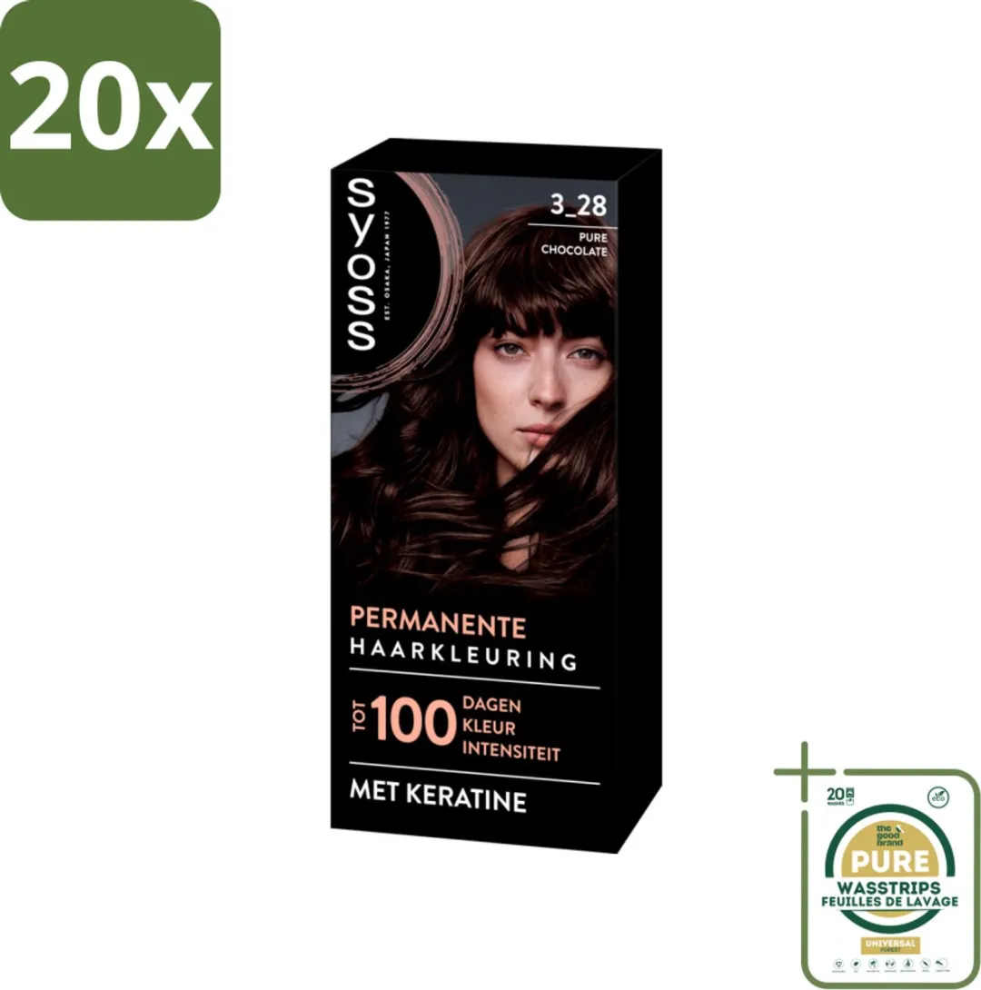 SYOSS Coloration 3-28 Pure Chocolade Haarverf