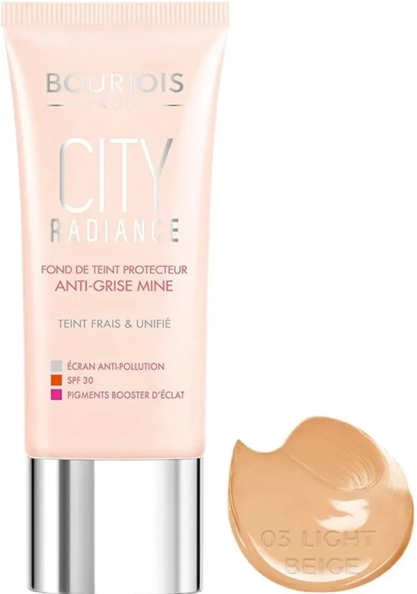 Bourjois City Radiance Foundation 03 Light Beige 30ml