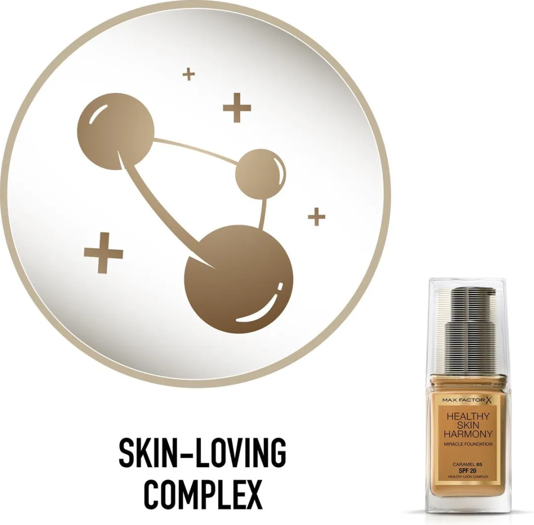 Max Factor Healthy Skin Harmony Foundation 085 Caramel - 30ml