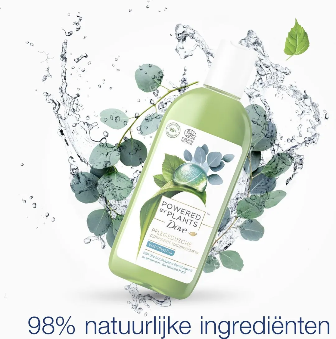 Dove Powered by Plants Douchegel Eucalyptus 250ml