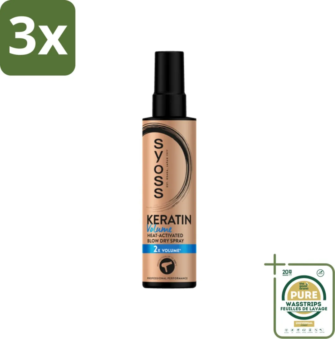 Syoss Keratin & Volume Heatprotection Spray 600ml
