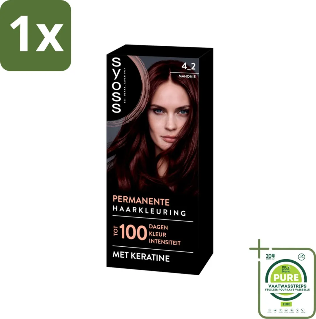 SYOSS Coloration 4-2 Mahonie Haarverf 115ml