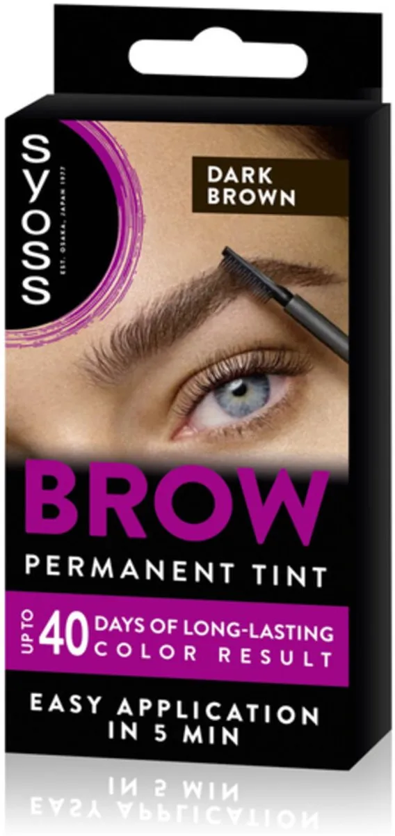 SYOSS Brow Tint Donkerbruin Wenkbrauwverf 115ml