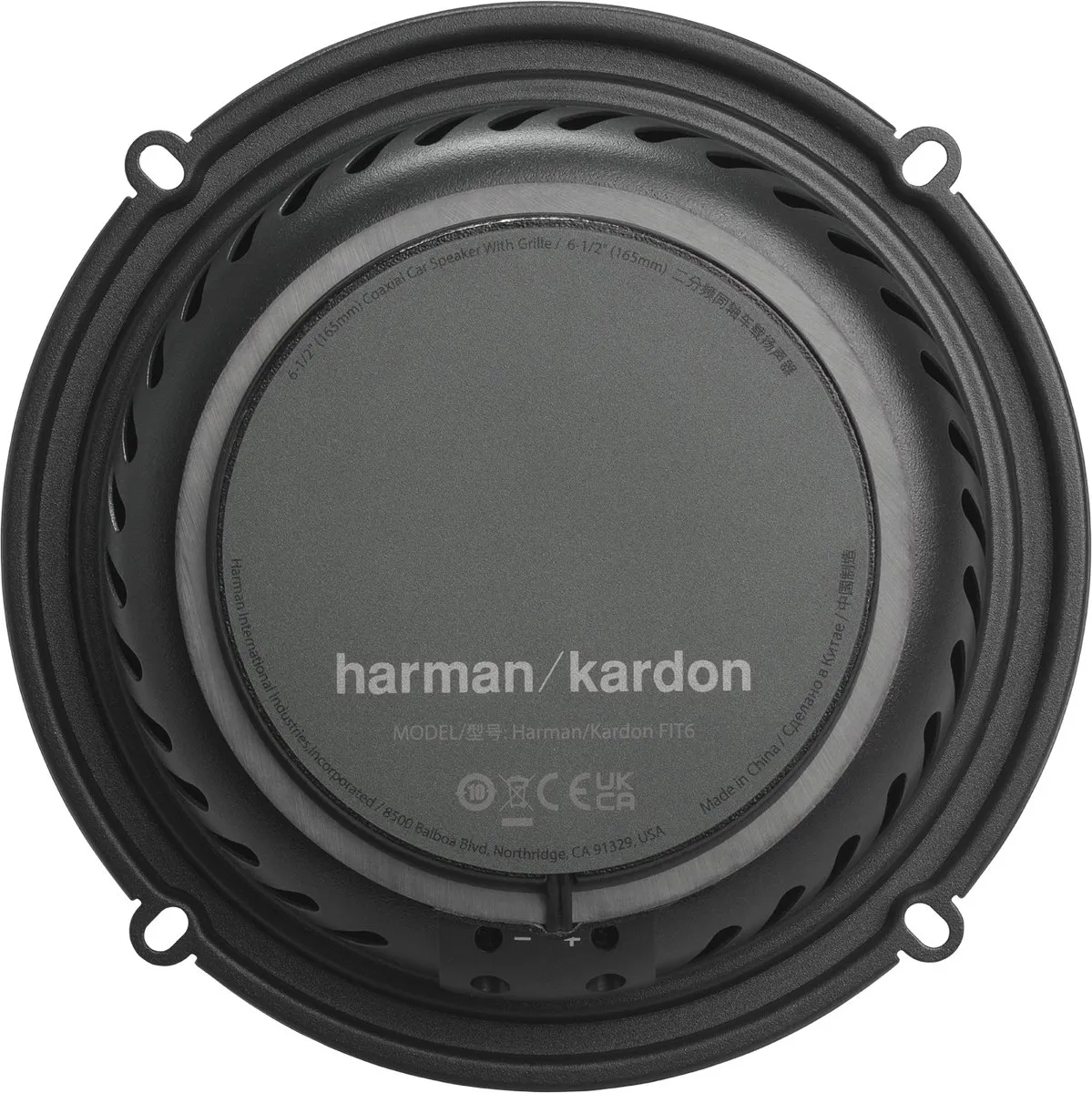 Harman Kardon FIT6 – 6,5 inch 2-weg Coaxiale Luidsprekers – 50W RMS – 400W Piek – Met Grille