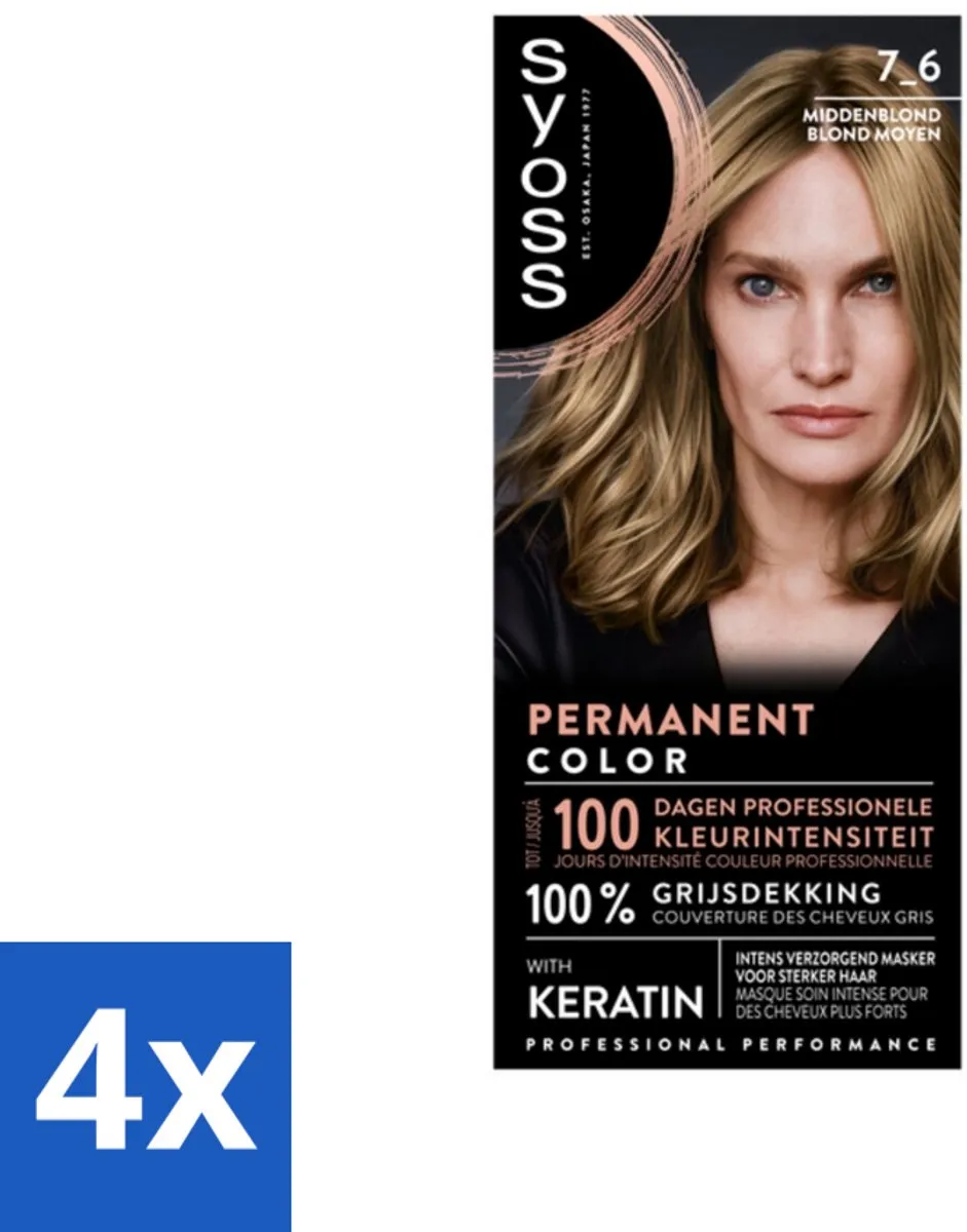 SYOSS Coloration 7-6 Middenblond Haarverf