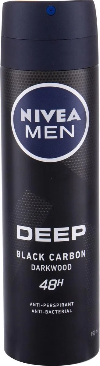NIVEA Men Deep Black Carbon Deo Spray 150ml