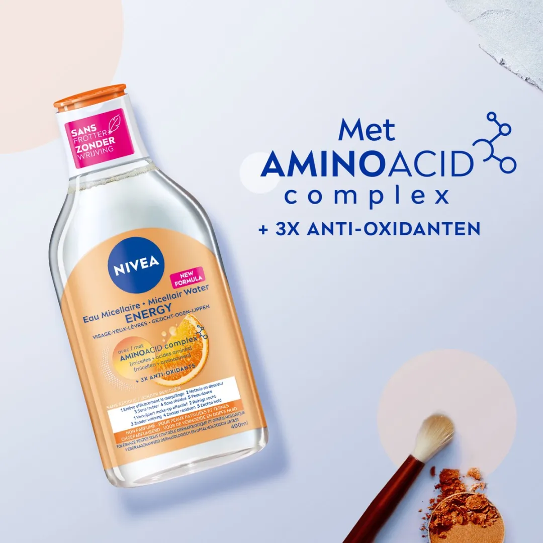 NIVEA Micellair Water Energy Gezichtsreiniger 400ml
