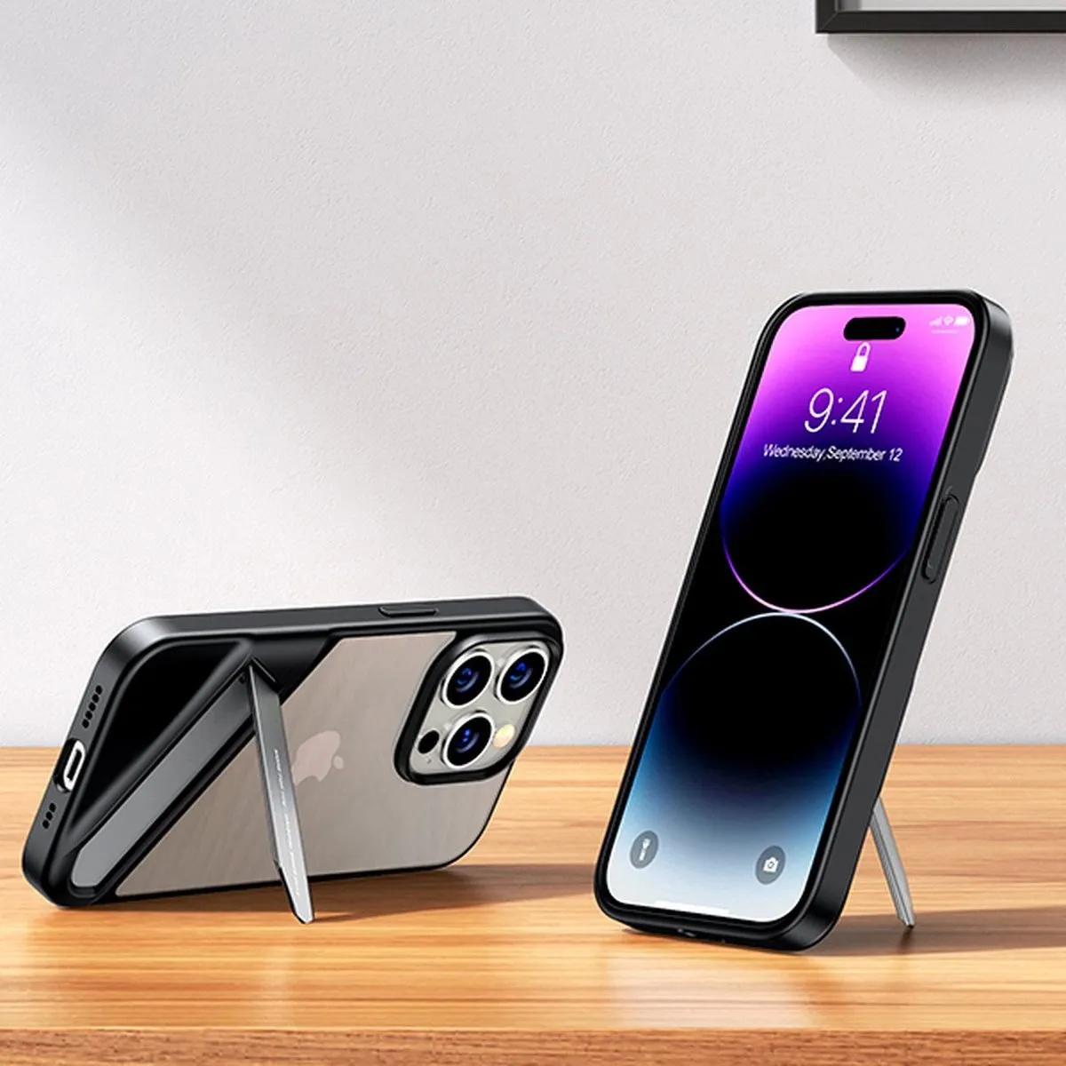 Ugreen iPhone 14 Pro Stevige Hoesje - 1 Kaartvak - Universeel - afbeelding 5 van 6