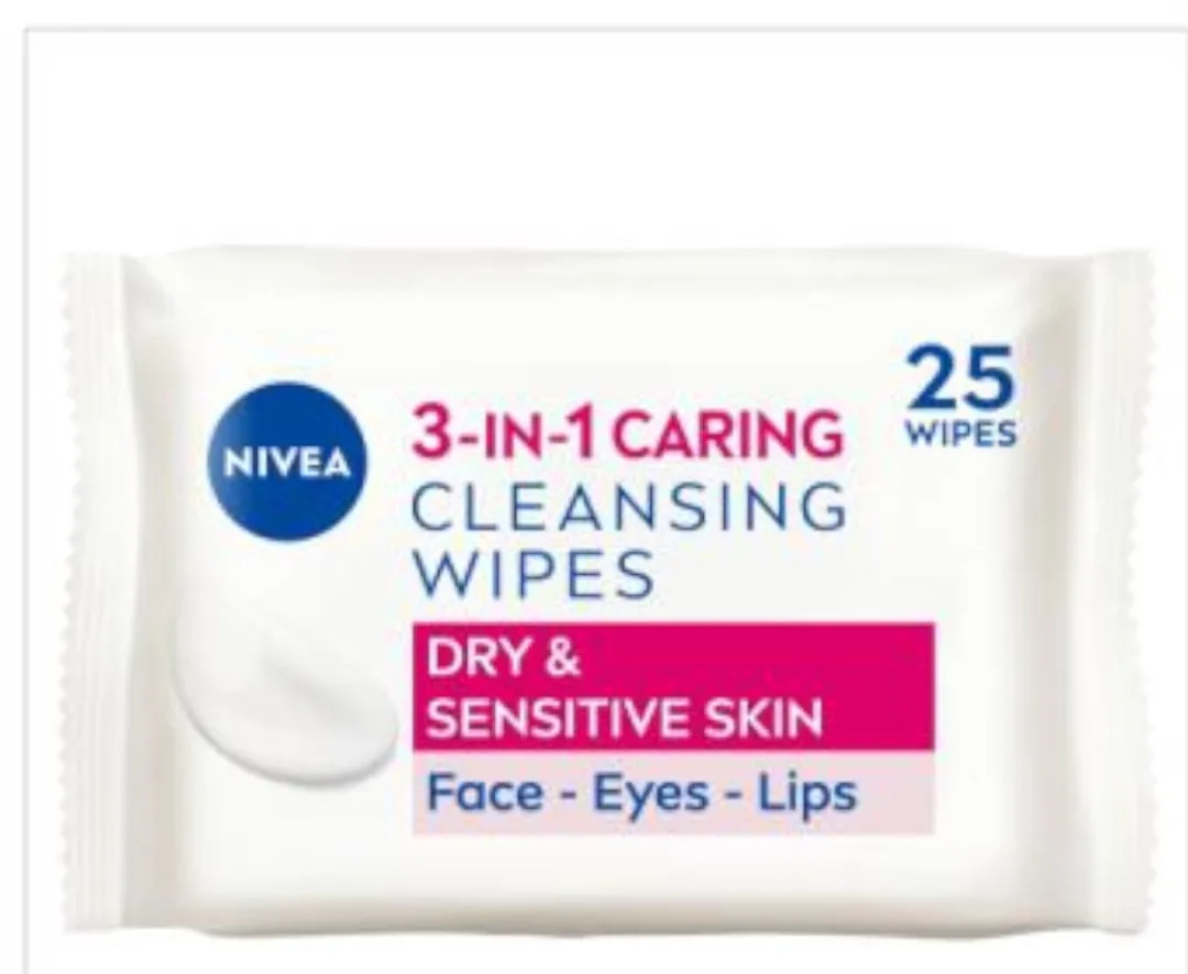NIVEA Biodegradable Wipes 25 Stuks