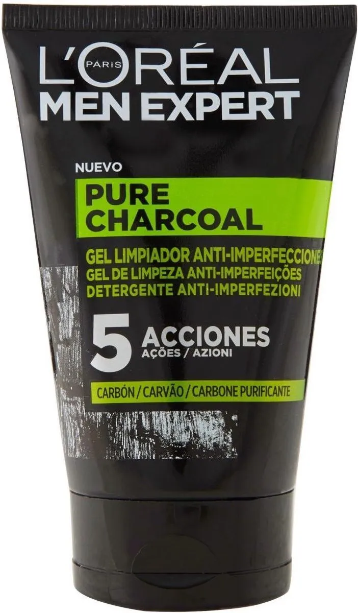 L'Oréal Paris Pure Charcoal Gezichtsreinigingsgel 100ml