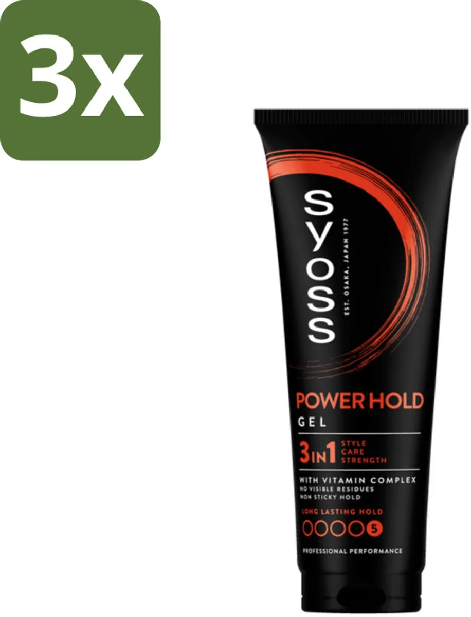 SYOSS Power Hold Haargel Extra Sterke Fixatie 750ml