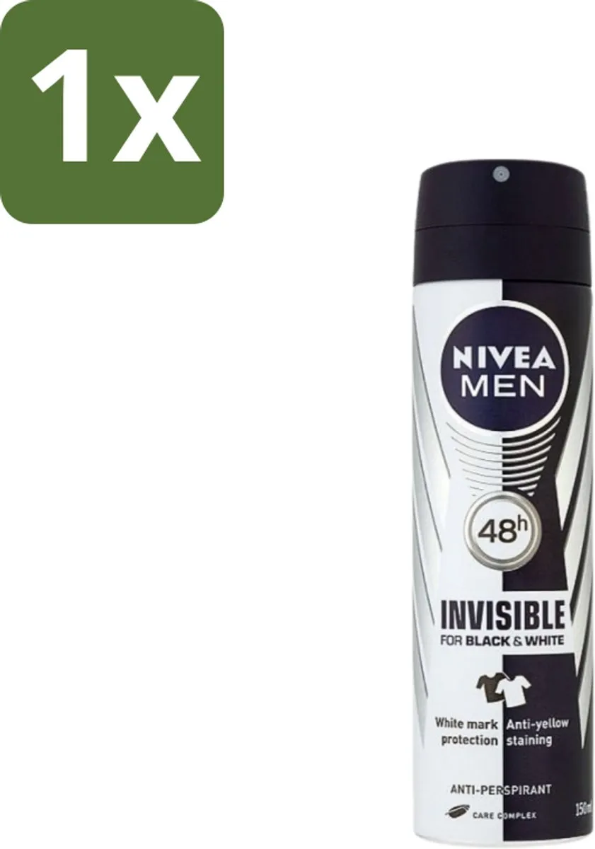 NIVEA Men Deospray XXL Invisible Black & White Original 200ml