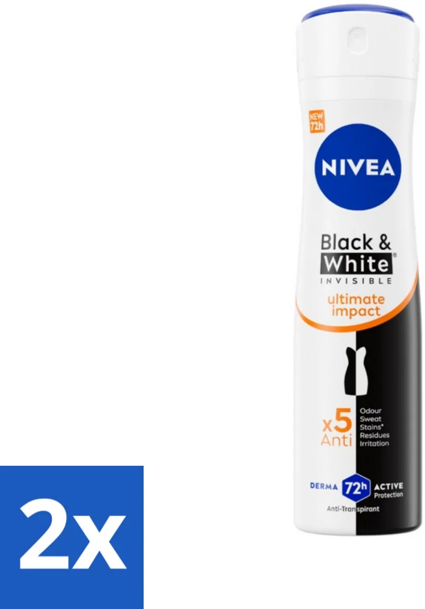 NIVEA Deodorant Spray Zwart & Wit Ultieme Impact 300ml