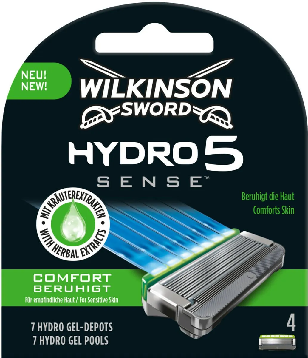 Wilkinson Sword Hydro 5 Sense - 4 Scheermesjes - afbeelding 6 van 6