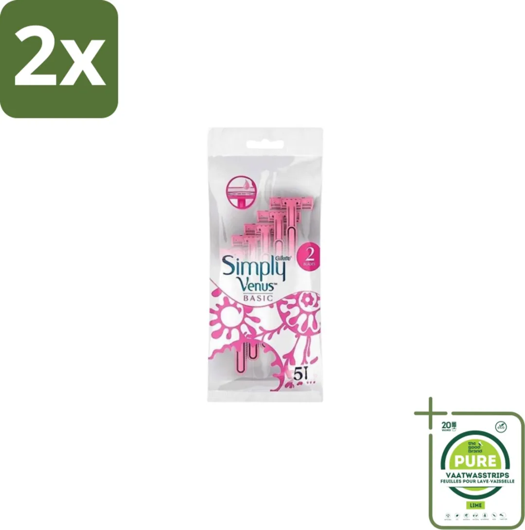 Gillette Venus Simply Basic Wegwerpscheermesjes 5 Stuks