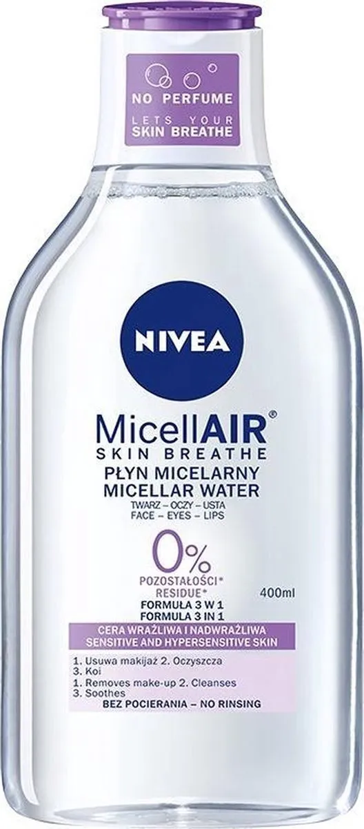 NIVEA Essentials Sensitive Micellair Water 400ml