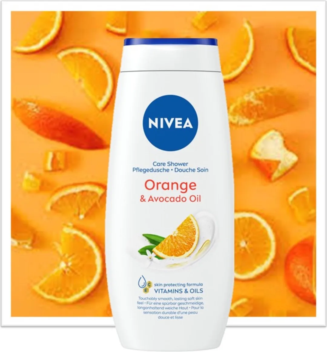NIVEA Care & Orange Douchecrème 250ml - 6 Stuks