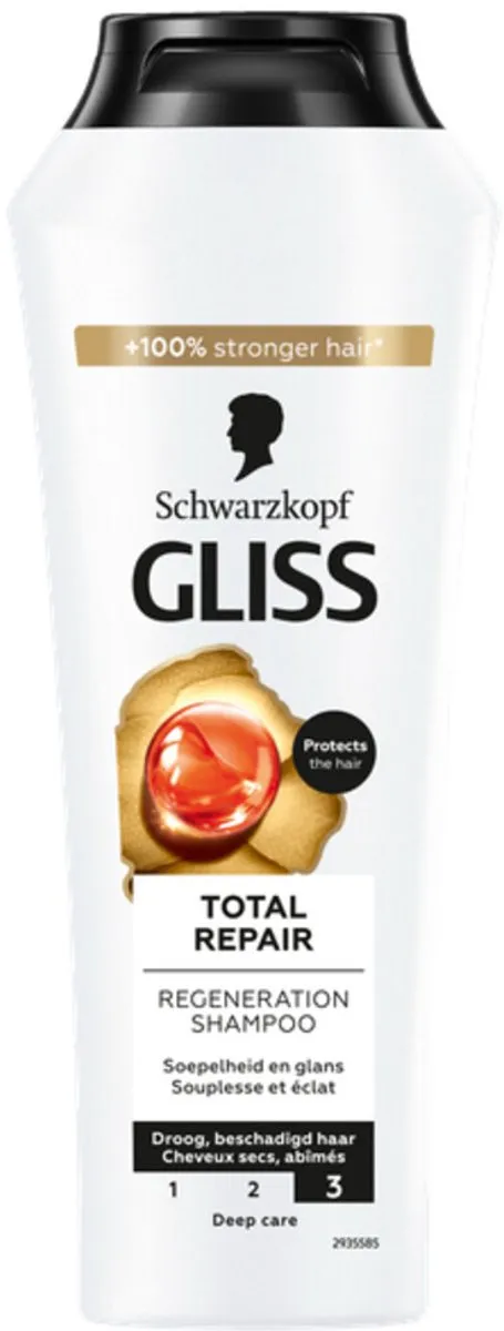 Schwarzkopf Gliss Kur Total Repair Shampoo 1250ml - 5 Stuks